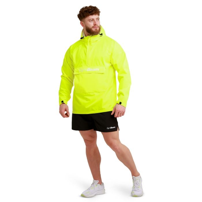 Regenjacke Smock für Männer in Citric - GymBeam XXL