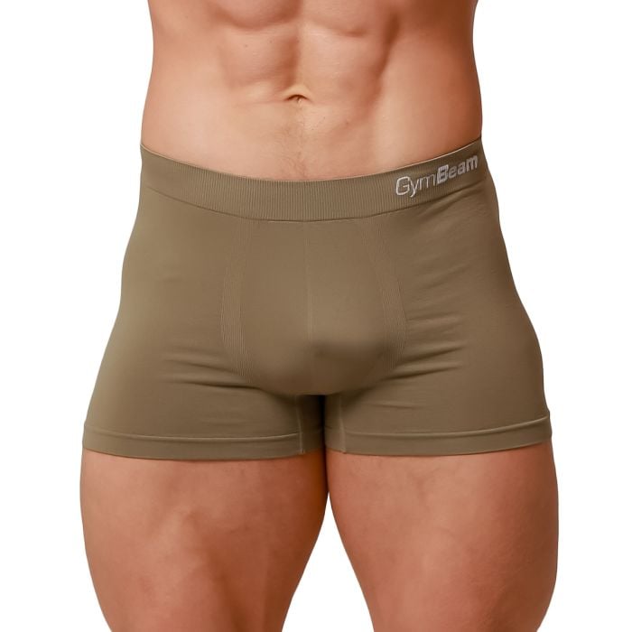 Seamless Boxershorts für Männer im 2er-Pack in Army - GymBeam L