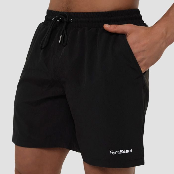 Badeshorts für Männer Black - GymBeam L