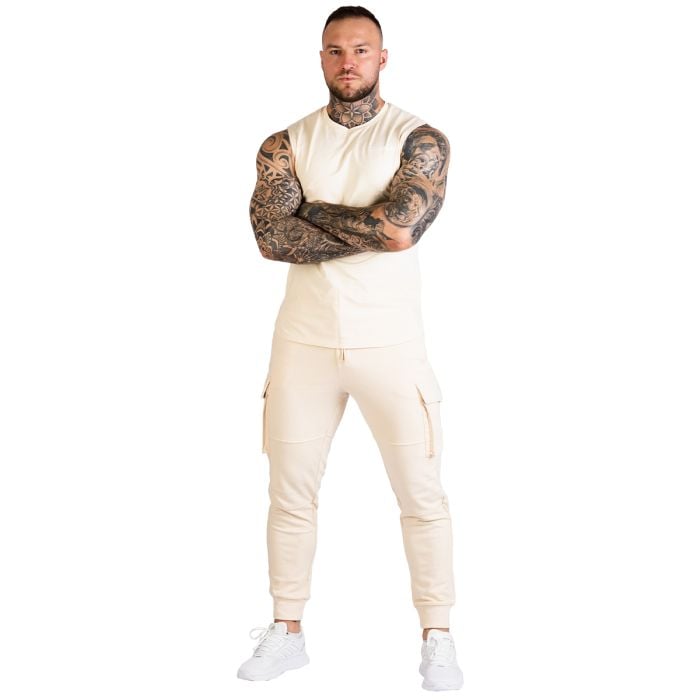 TRN Tank Top für Männer in Sand - GymBeam L