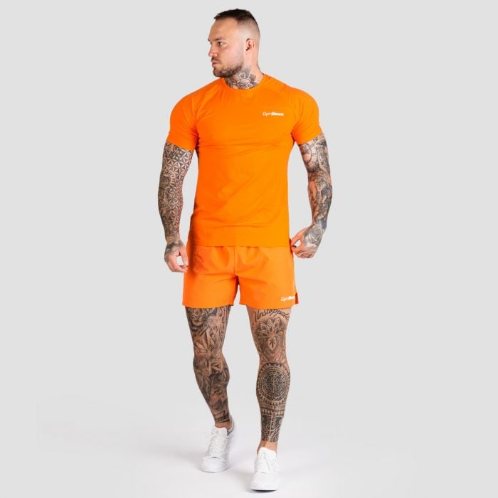 TRN Fitted T-Shirt in Orange - GymBeam XXL