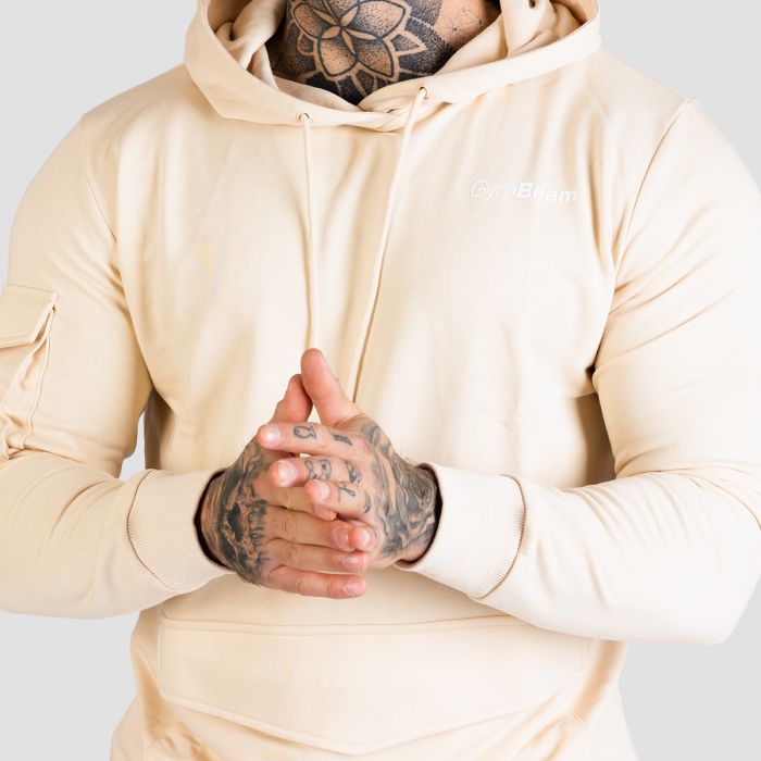TRN Hoodie in Sand - GymBeam L
