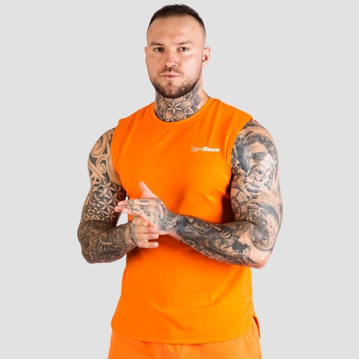 TRN Tank Top für Männer in Orange - GymBeam XL