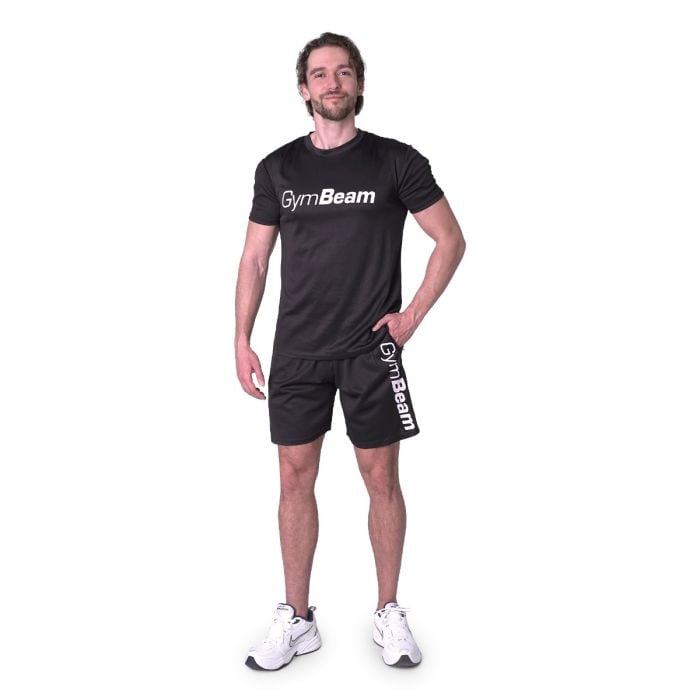 Mesh Shorts Essence Black - GymBeam XXL