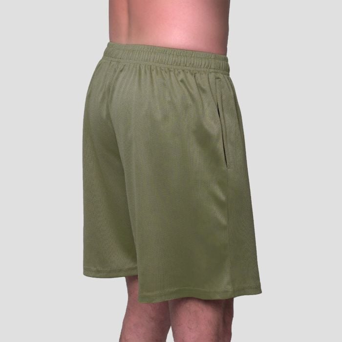 Mesh Shorts Essence Green- GymBeam XXL