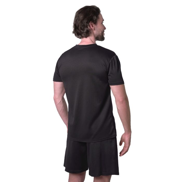 Mesh T-Shirt Essence Black - GymBeam XL