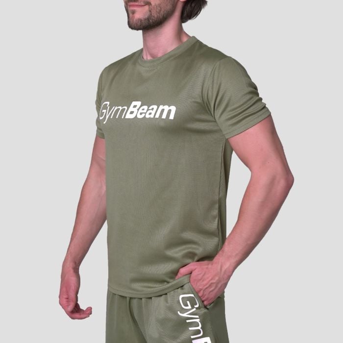 Mesh T-Shirt Essence Green - GymBeam M