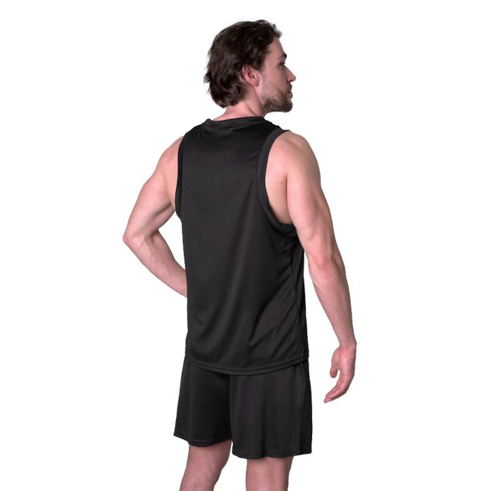 Mesh Tanktop Essence Black - GymBeam L