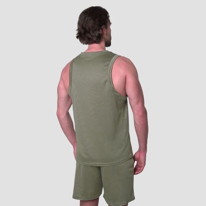 Mesh Tanktop Essence Green - GymBeam L