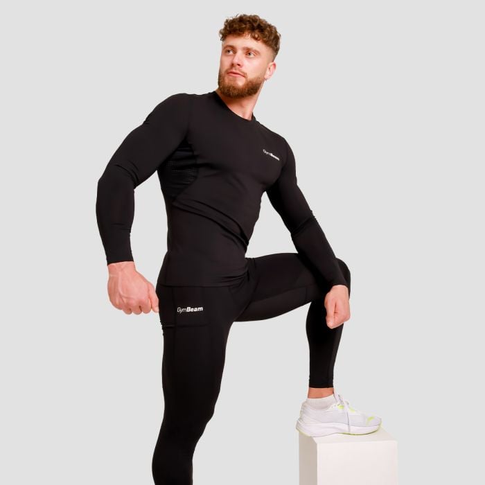 High Kompressionsleggings in Black - GymBeam XXXL