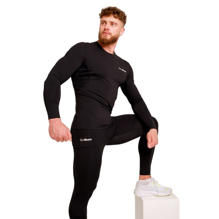 High Kompressionsleggings in Black - GymBeam XXXL