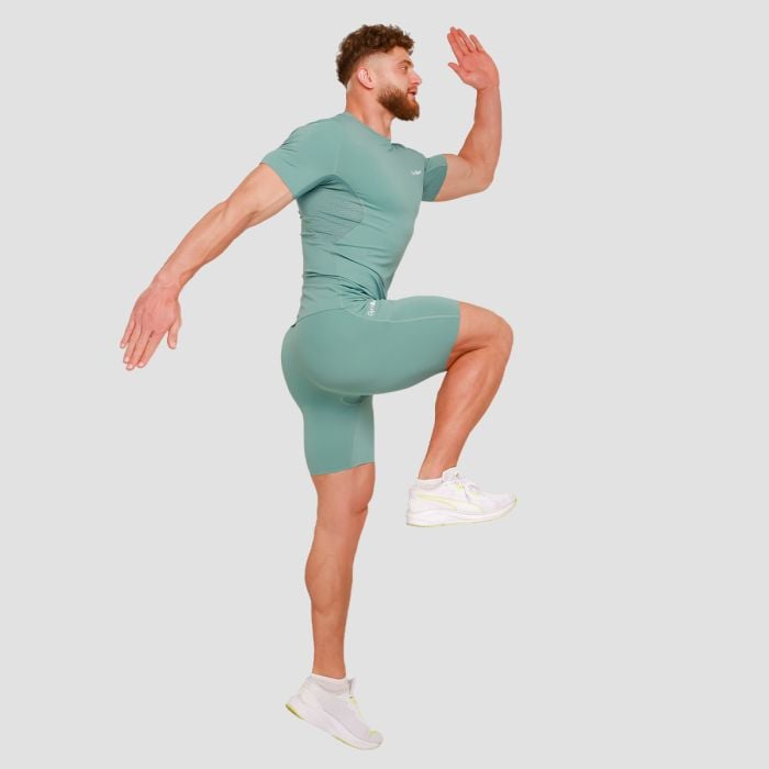 High Kompressions-T-Shirt in Blue - GymBeam M