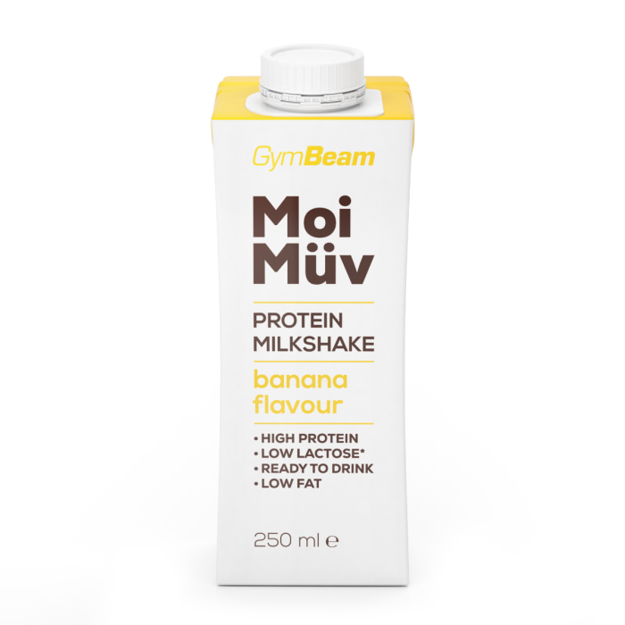 MoiMüv Protein Milkshake - GymBeam 250 ml - Schokolade