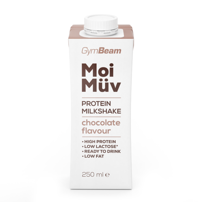 MoiMüv Protein Milkshake - GymBeam 250 ml - Schokolade