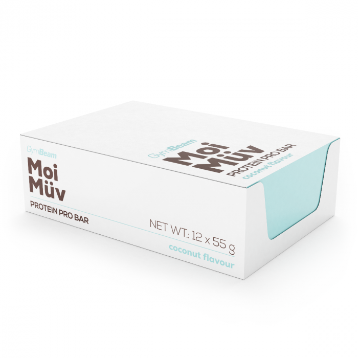 MoiMüv Protein Pro Bar - GymBeam 55 g - Kokos
