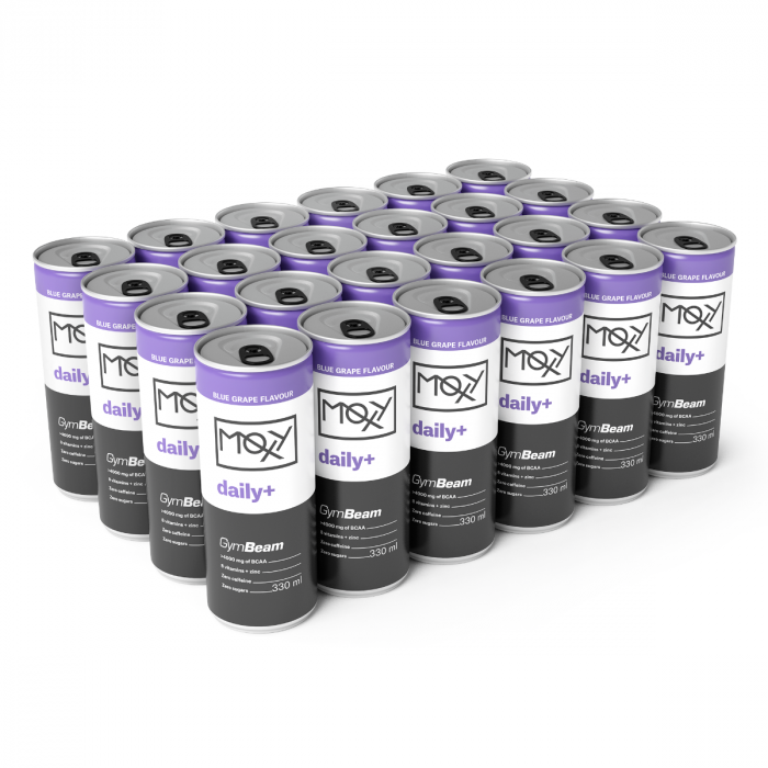 MOXY Daily+ - GymBeam 330 ml - blue grape