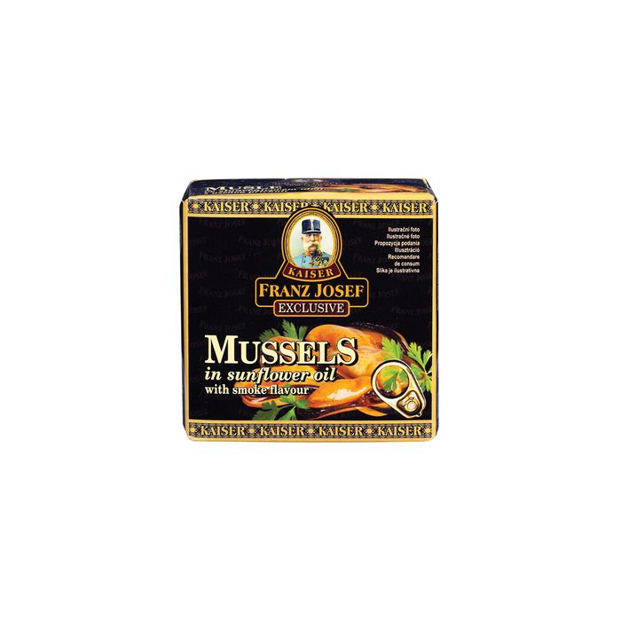 Muscheln in Sonnenblumenöl mit geräuchertem Geschmack - Franz Josef Kaiser