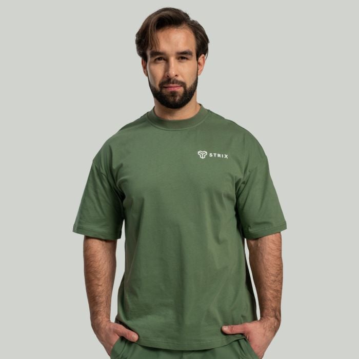 Oversized T-Shirt in Cedar Green - STRIX L