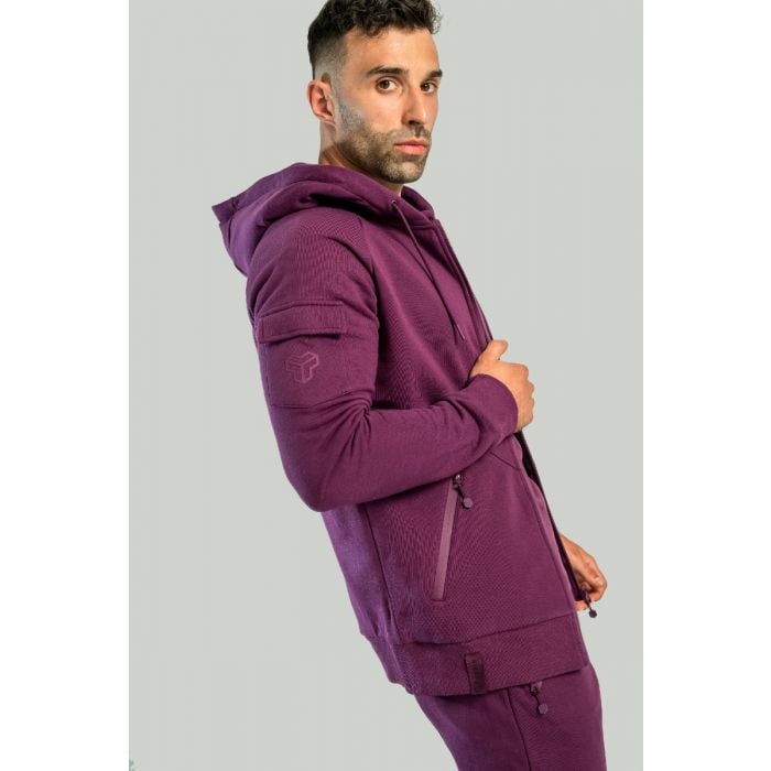 Nova Reißverschluss-Hoodie in Plum - STRIX S