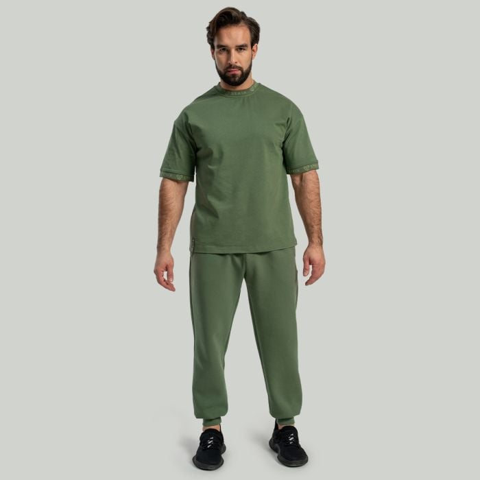 Oversized Heavy T-Shirt in Cedar Green - STRIX M