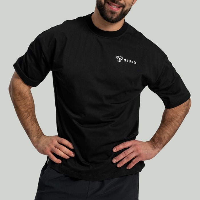 Oversized T-Shirt in Black - STRIX L