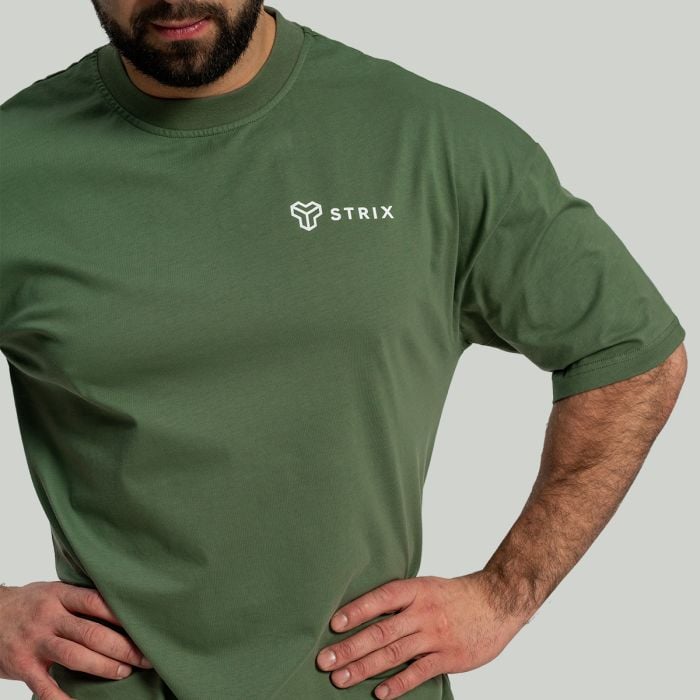 Oversized T-Shirt in Cedar Green - STRIX L