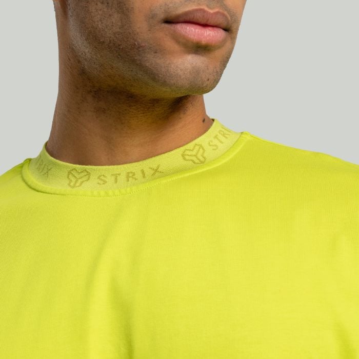 Oversized Heavy T-Shirt in Chartreuse - STRIX XL