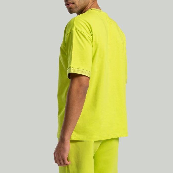 Oversized Heavy T-Shirt in Chartreuse - STRIX XL