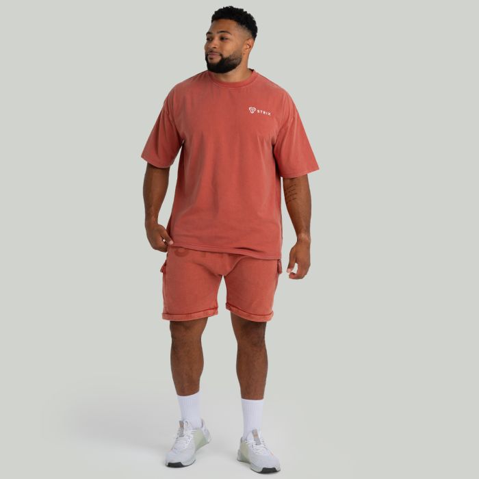 Oversized T-Shirt in Washed Terra - STRIX XL