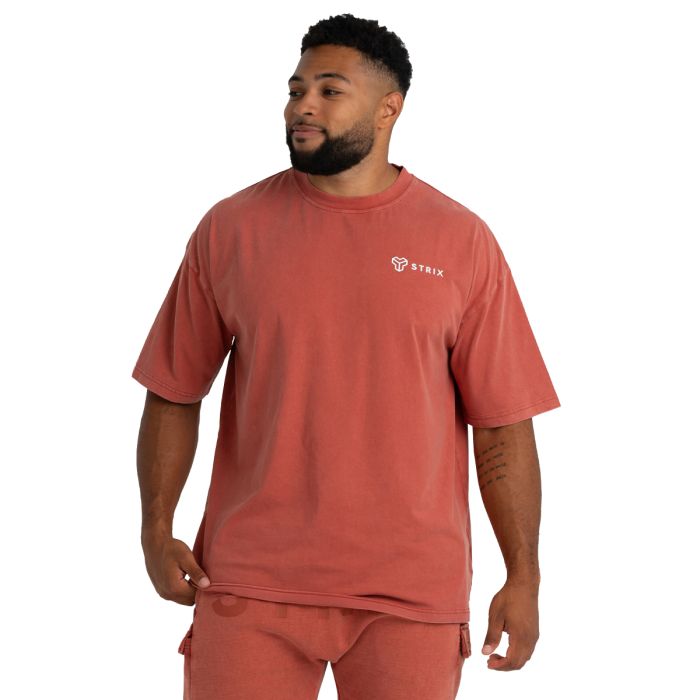 Oversized T-Shirt in Washed Terra - STRIX XL