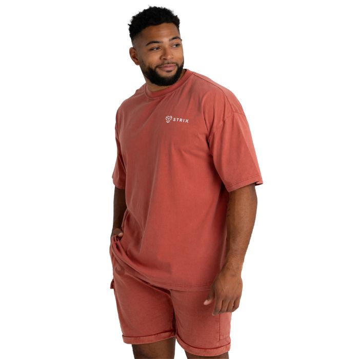 Oversized T-Shirt in Washed Terra - STRIX XL