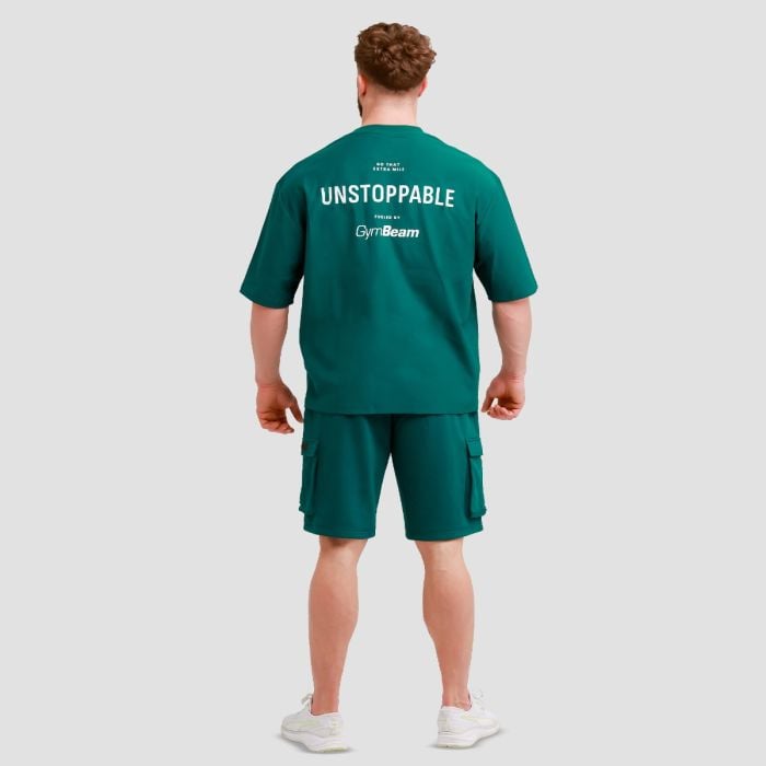 Unstoppable Oversized T-Shirt in Green - GymBeam M