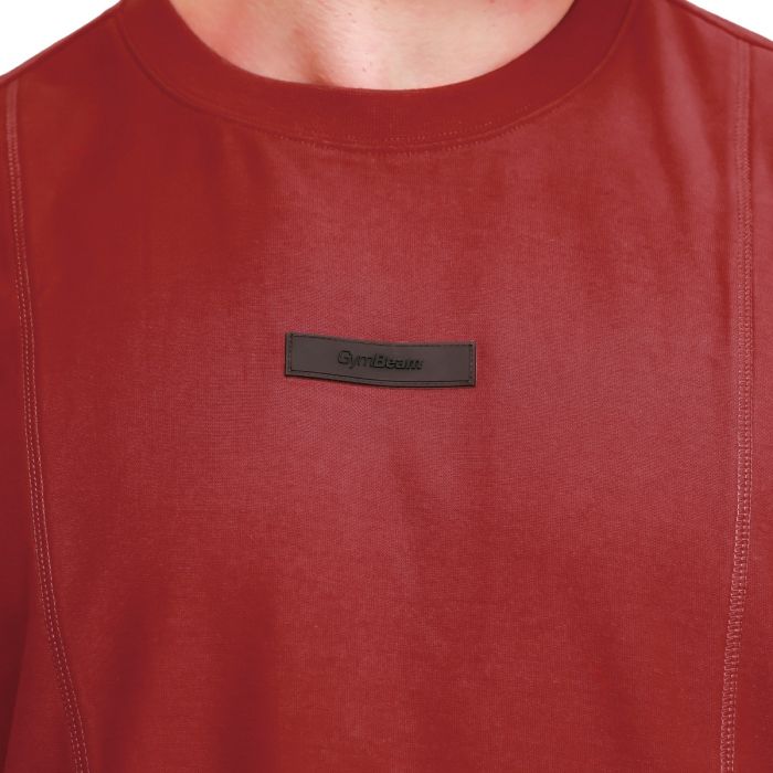 Unstoppable Oversized T-Shirt in Red - GymBeam L