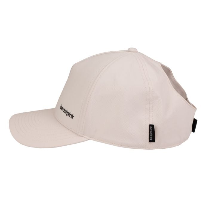 Ponytail Cap in Ivory - BeastPink single_variant