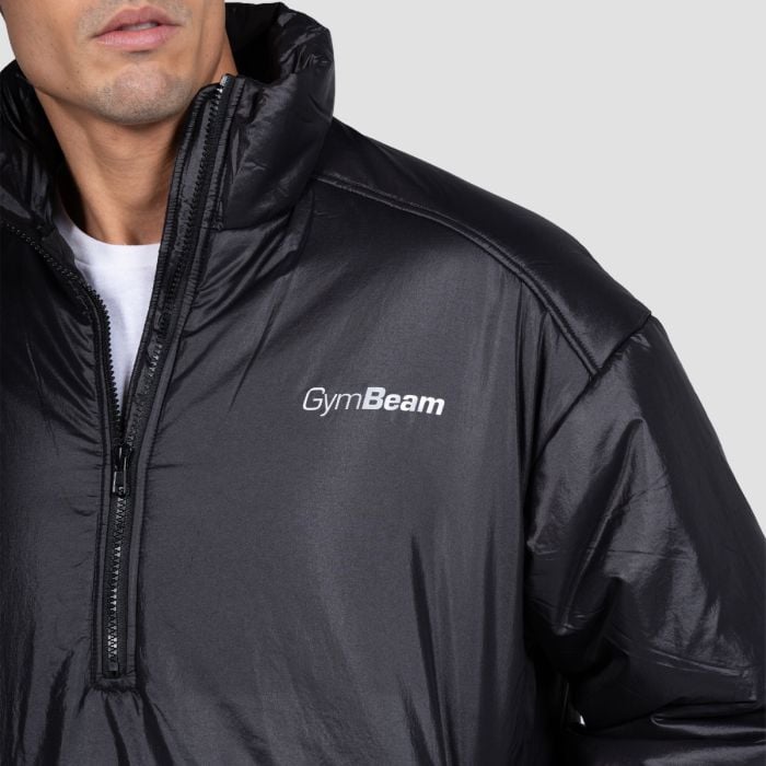 Prime 1/2 Zip Jacket Black - GymBeam XL