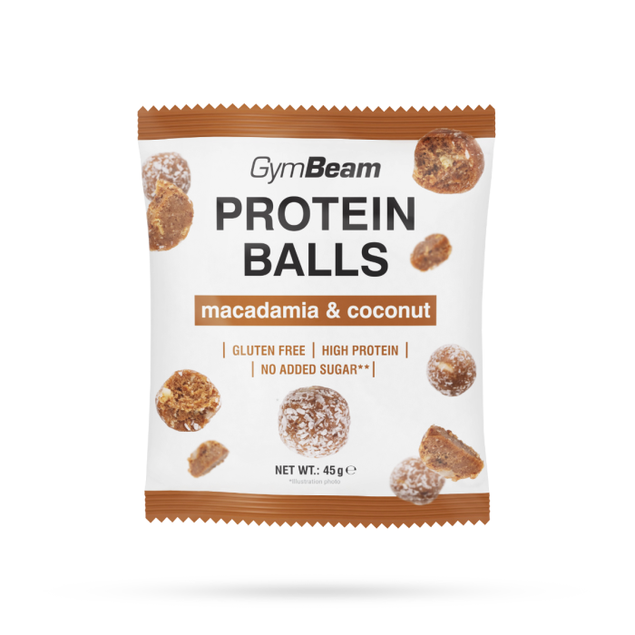 Proteinbällchen - GymBeam 45 g - Schokoladen Brownie