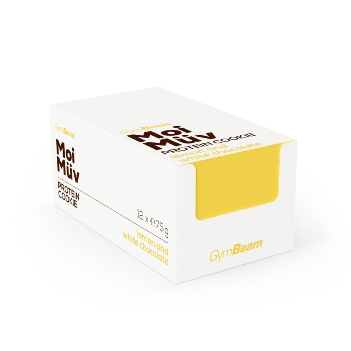 MoiMüv Protein-Cookie - GymBeam blueberry and white chocolate - 75 g