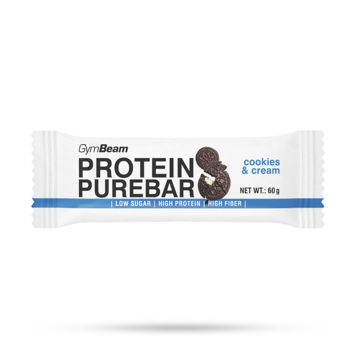 Protein PureBar - GymBeam 60 g - Cookies & Creme