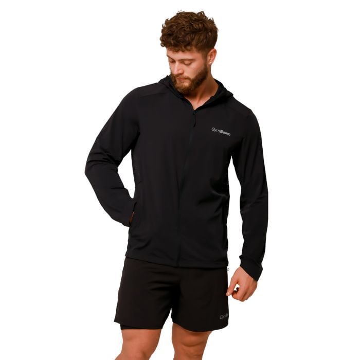 Pulse Laufjacke in Black - GymBeam L