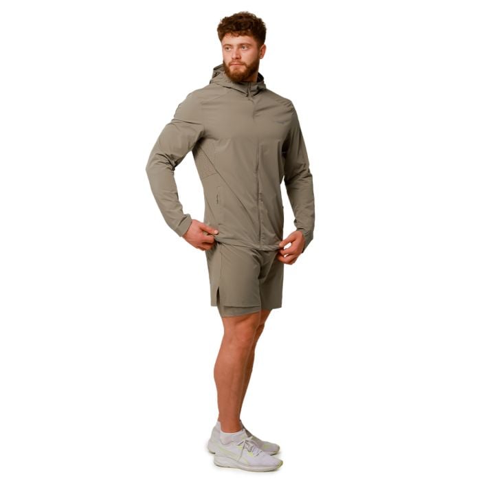 Pulse Laufjacke in Vetiver - GymBeam XXL
