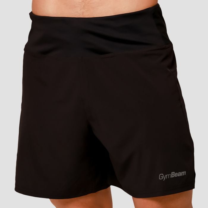 Pulse Laufshorts 2in1 in Black - GymBeam XXL