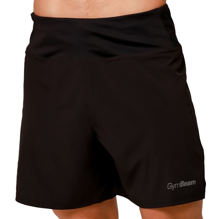 Pulse Laufshorts 2in1 in Black - GymBeam XXL