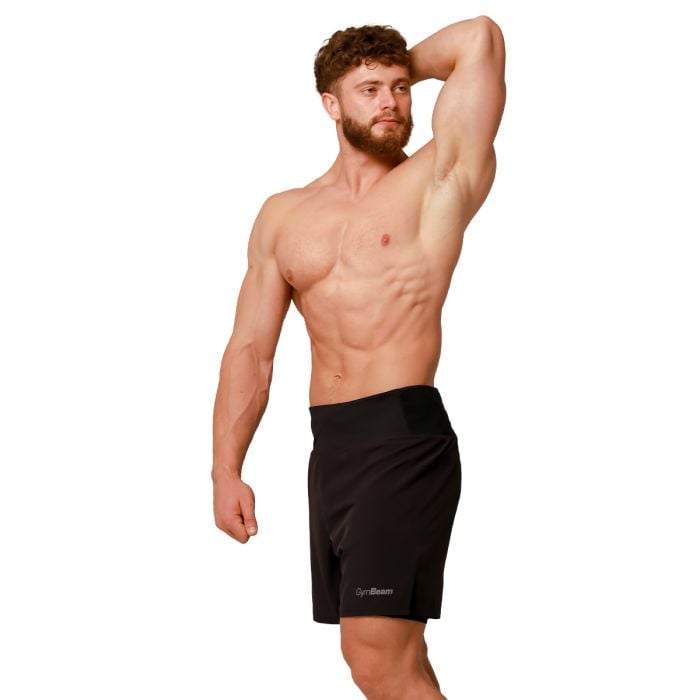 Pulse Laufshorts 2in1 in Black - GymBeam XXL