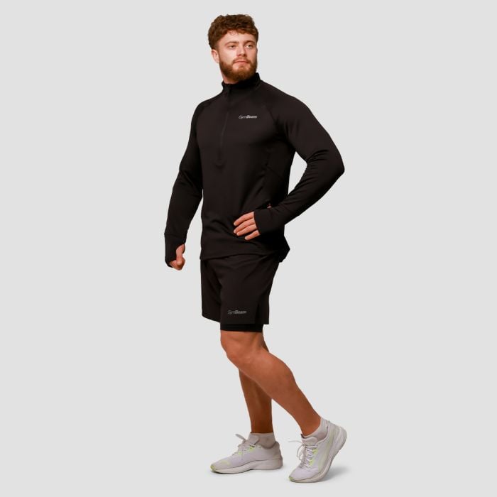 Pulse Laufshorts 2in1 in Black - GymBeam XXL