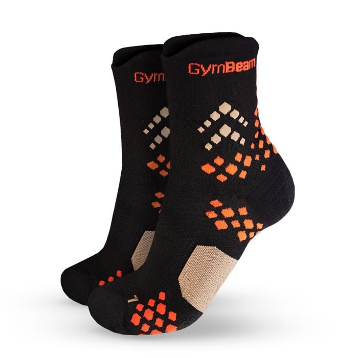 Pulse Laufsocken in Black - GymBeam XL