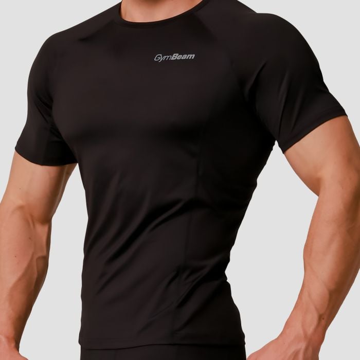 Pulse Running T-Shirt in Black - GymBeam XL