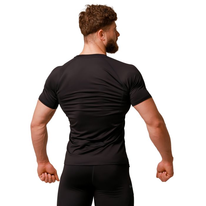 Pulse Running T-Shirt in Black - GymBeam XL