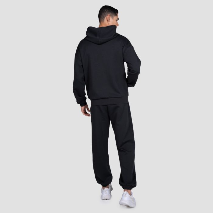 Relay Zip Hoodie Black - GymBeam XL