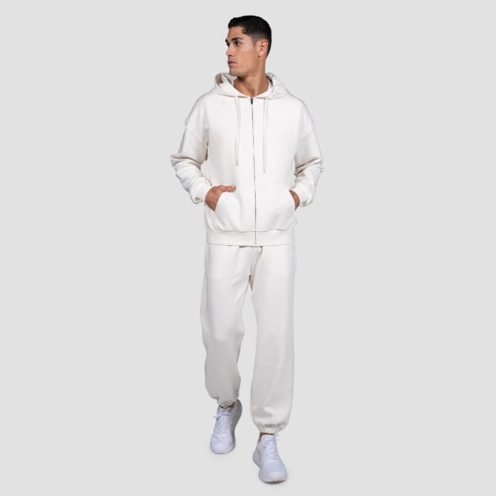 Relay Zip Hoodie Pearl - GymBeam M