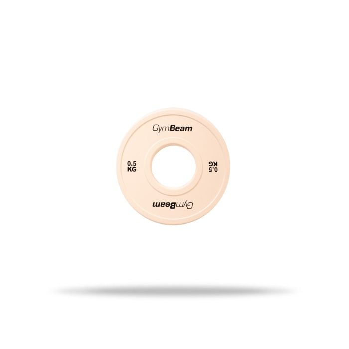 Rubber Fractional Plates 51 mm - GymBeam 0.5 kg